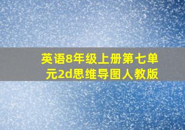 英语8年级上册第七单元2d思维导图人教版