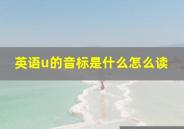 英语u的音标是什么怎么读