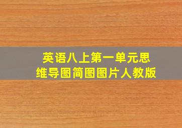 英语八上第一单元思维导图简图图片人教版