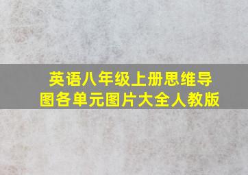 英语八年级上册思维导图各单元图片大全人教版