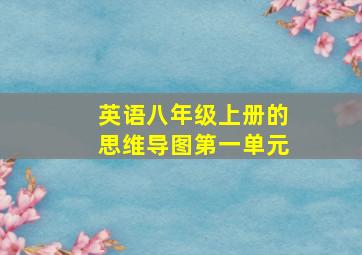 英语八年级上册的思维导图第一单元