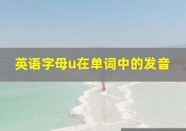 英语字母u在单词中的发音