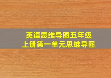 英语思维导图五年级上册第一单元思维导图