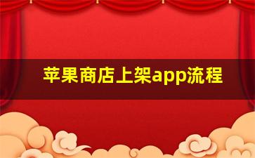 苹果商店上架app流程