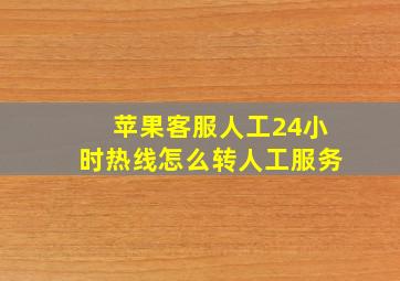 苹果客服人工24小时热线怎么转人工服务