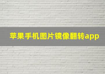 苹果手机图片镜像翻转app