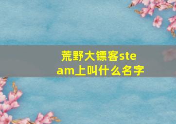 荒野大镖客steam上叫什么名字