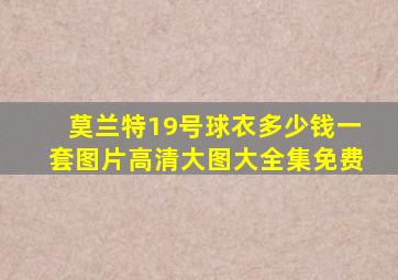 莫兰特19号球衣多少钱一套图片高清大图大全集免费