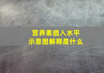 营养素摄入水平示意图解释是什么