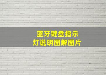 蓝牙键盘指示灯说明图解图片