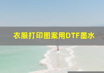 衣服打印图案用DTF墨水