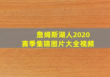 詹姆斯湖人2020赛季集锦图片大全视频