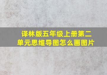 译林版五年级上册第二单元思维导图怎么画图片