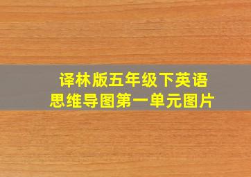 译林版五年级下英语思维导图第一单元图片