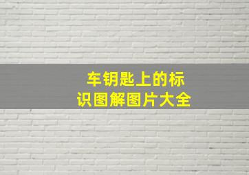 车钥匙上的标识图解图片大全