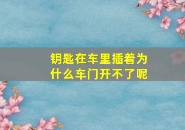 钥匙在车里插着为什么车门开不了呢