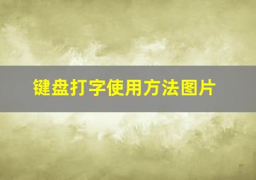 键盘打字使用方法图片