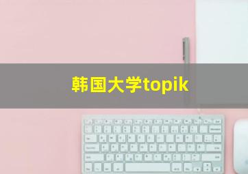 韩国大学topik