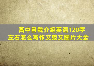 高中自我介绍英语120字左右怎么写作文范文图片大全